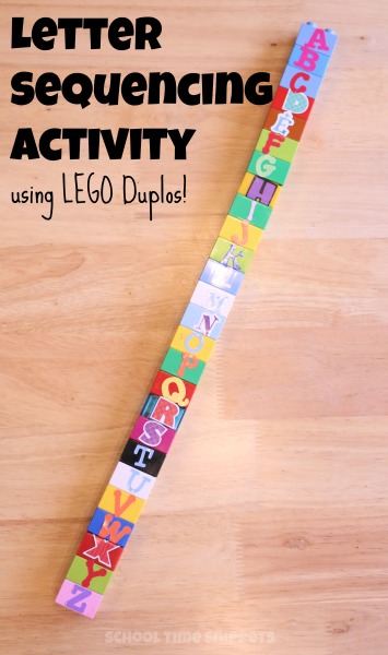 Fun, Simple Letter Sequencing with LEGO Stash